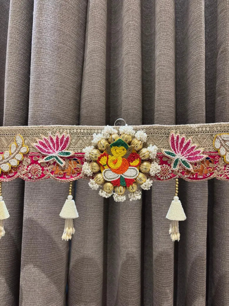 Handcrafted Zardosi Traditional Ganeshji Bandhanwar