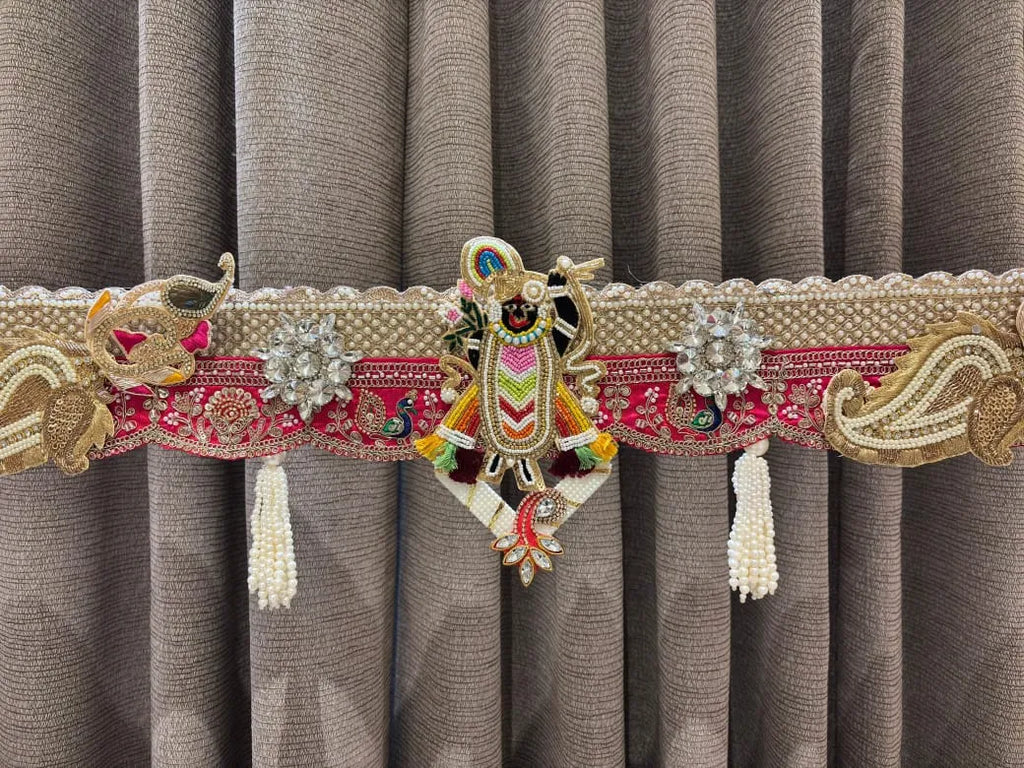Elegant Zardosi Shreenathji Bandhanwar
