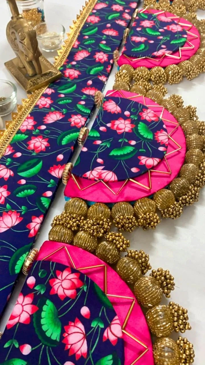 Reversible Lotus & Pichwai Bandhanwar