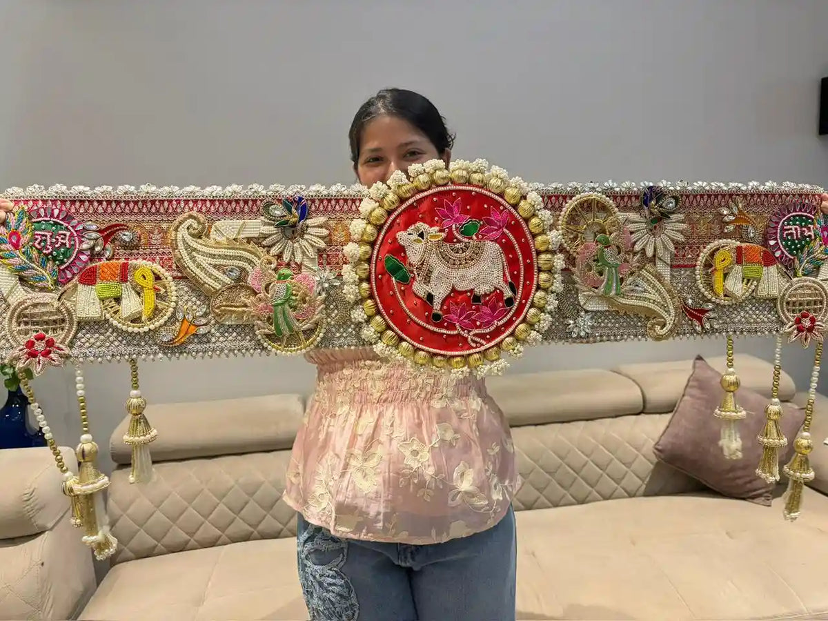 Traditional Gau Shringar Heritage Bandhanwar