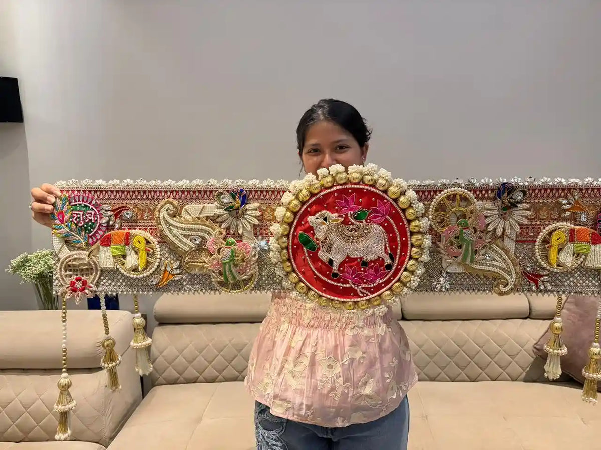 Traditional Gau Shringar Heritage Bandhanwar