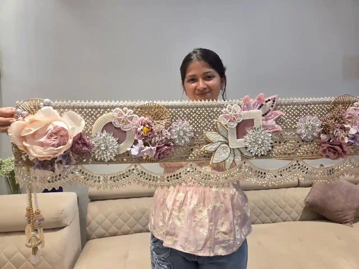 Pretty in Pink Gulnaar Pearl Bandhanwar