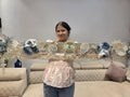 Pearl Azure Floral Pastel Blue Bandhanwar
