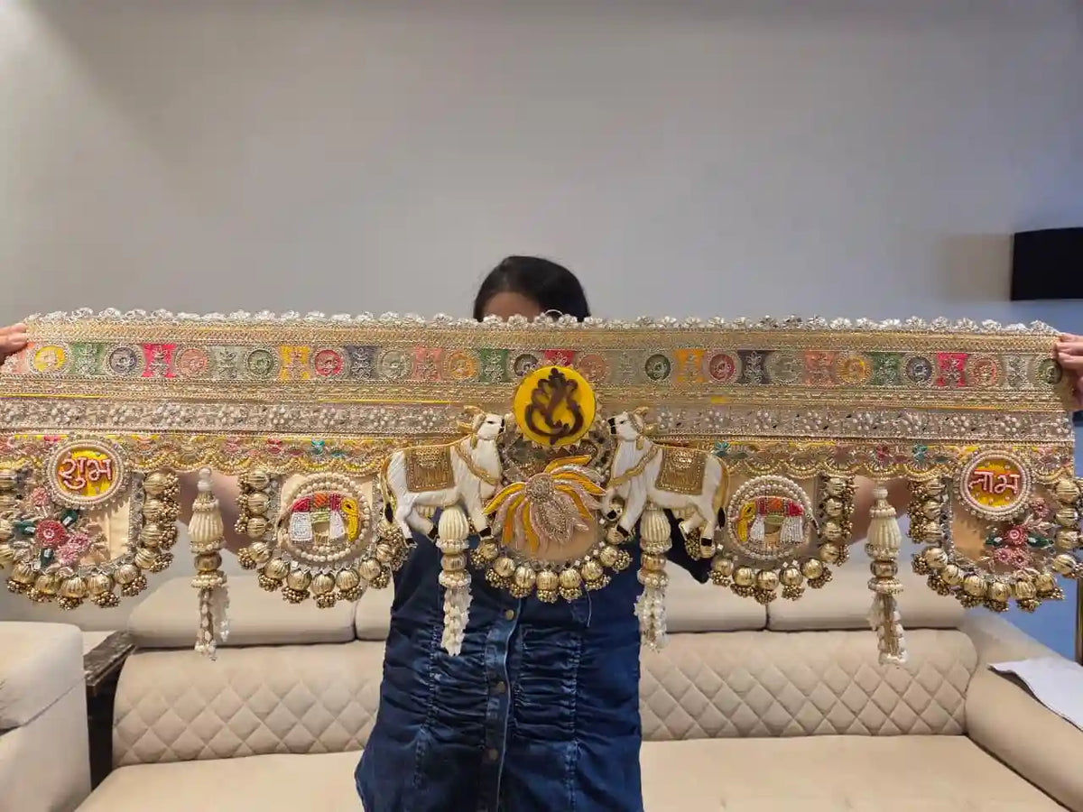 Rajsi Shubh Labh Bandhanwar in Yellow