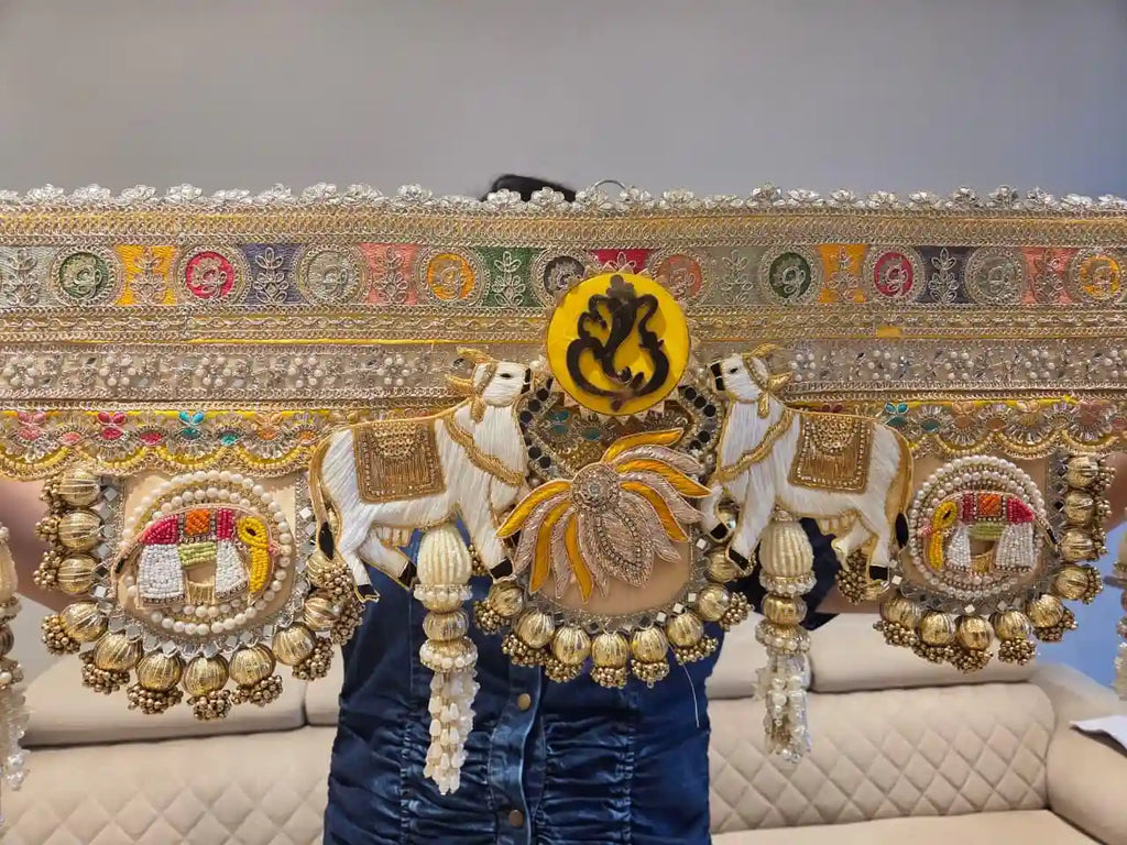 Rajsi Shubh Labh Bandhanwar in Yellow