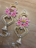 Pastel Lotus Grace Bandhanwar & Hanging pair set