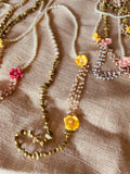 Floral pearl elaichi mala