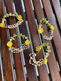 Floral Pearl Elaichi Bracelet