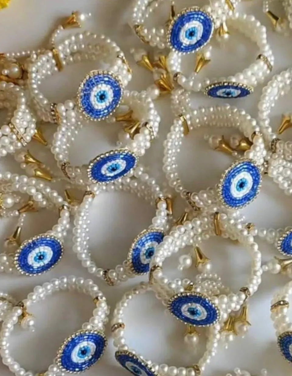Pearl Evil-Eye Bracelet