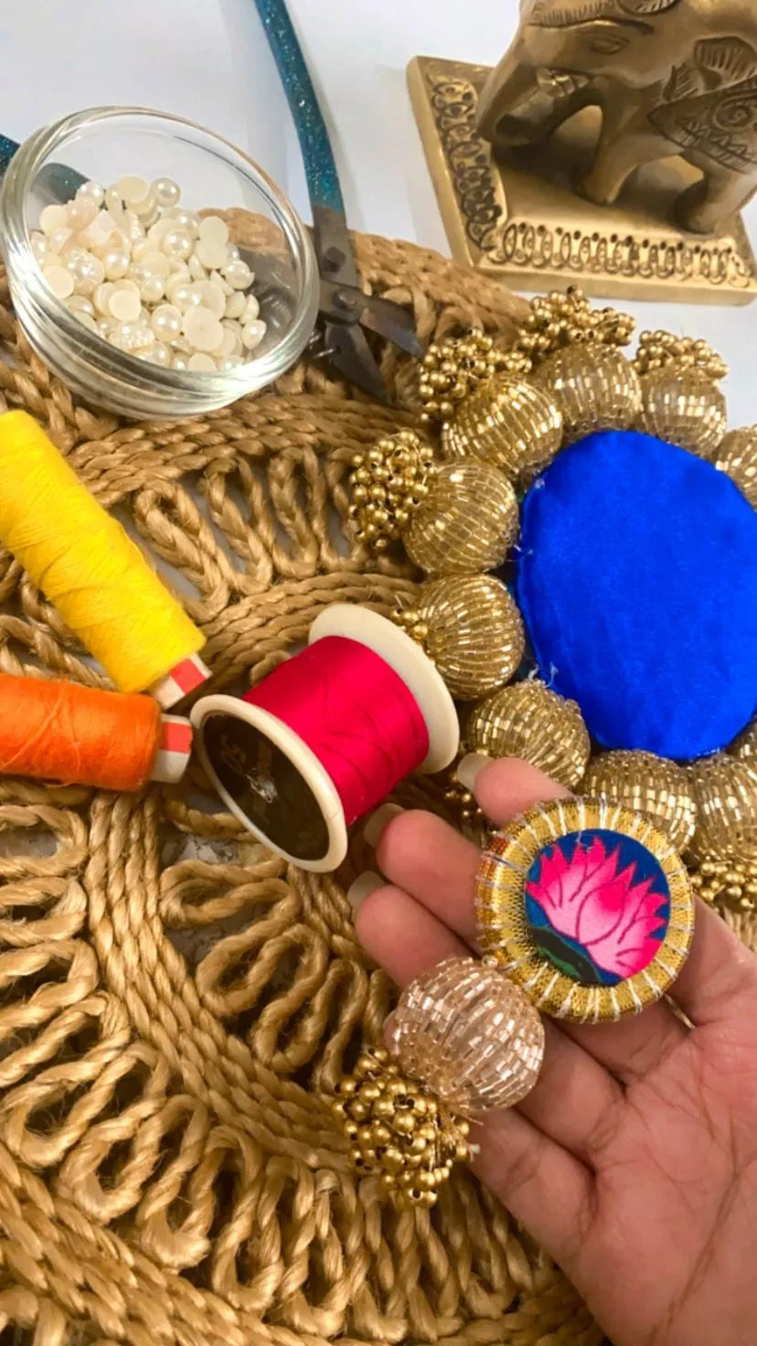 Signature Patola & Pichwai Broach