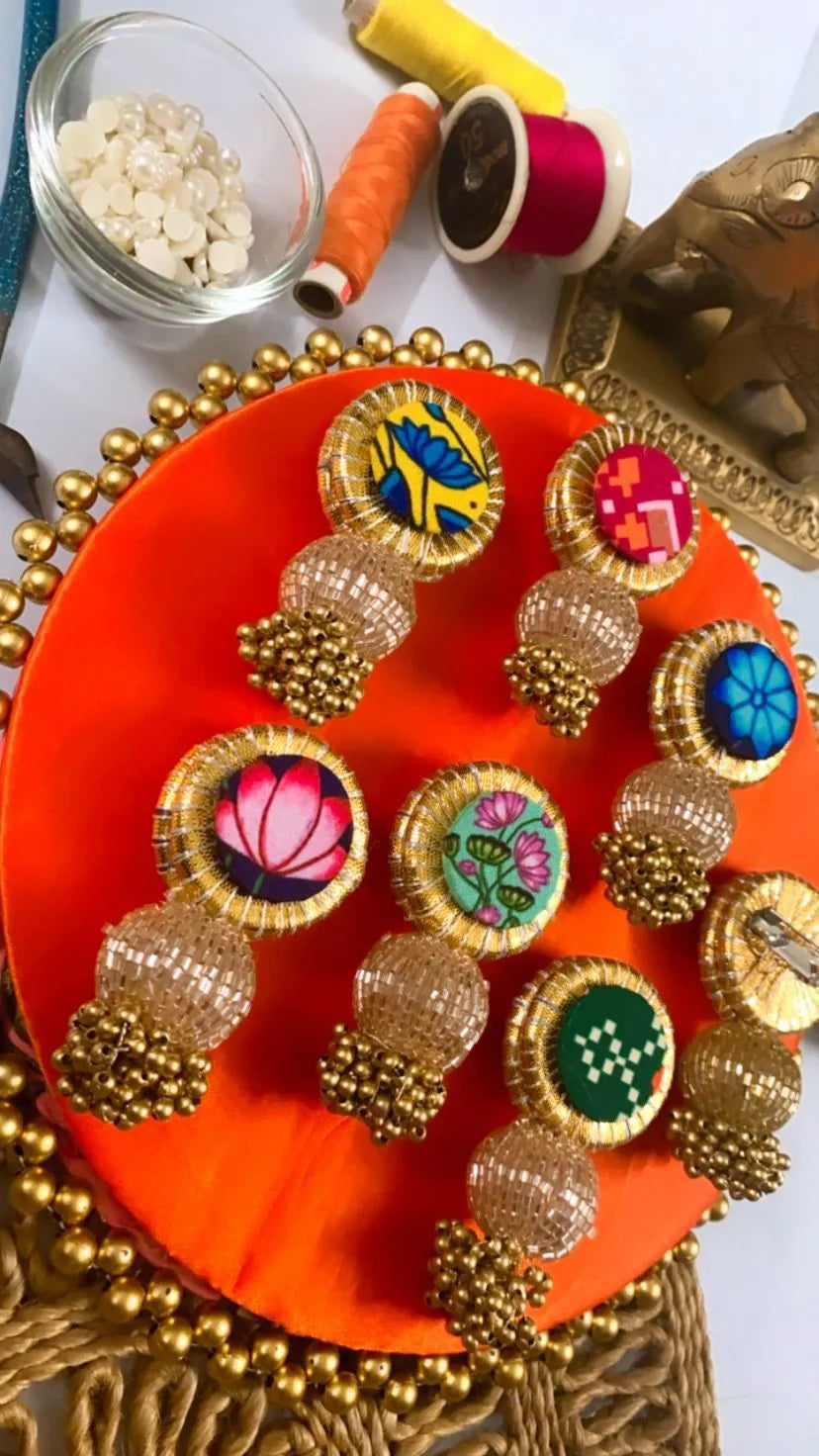 Signature Patola & Pichwai Broach