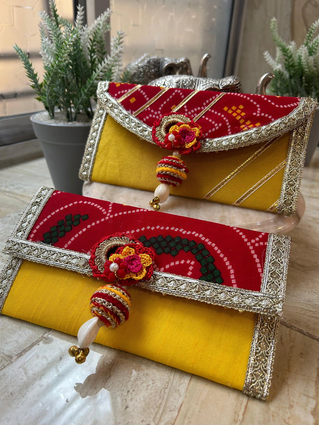 Festive Bandhni Envelope