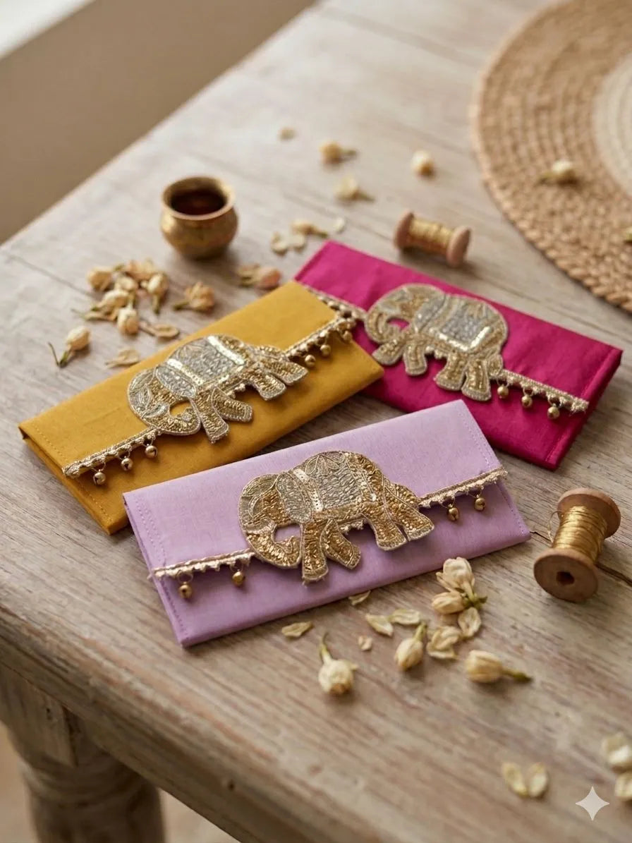 Traditional & Luxe Elephant Envelope (Mix colors)