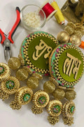 Vibrant Patola Shubh-labh Hanging Pair