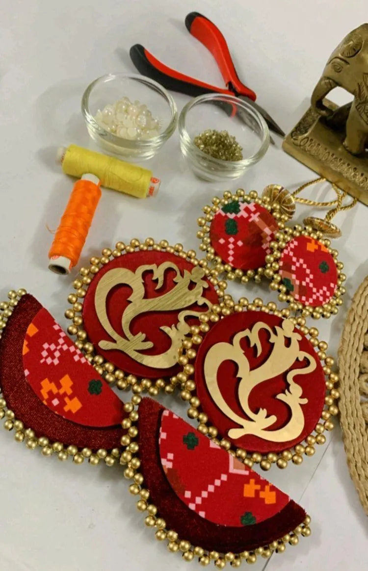 Royal & Vibrant Ganeshji Hanging pair