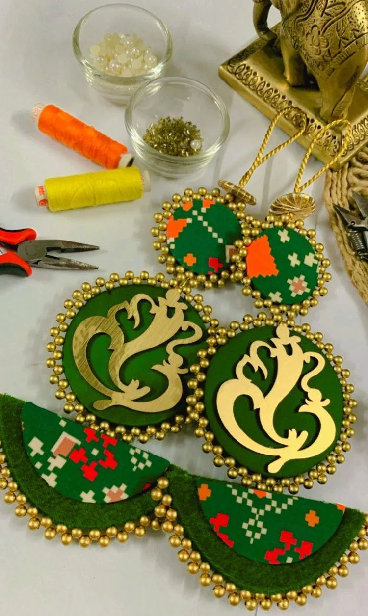 Royal & Vibrant Ganeshji Hanging pair