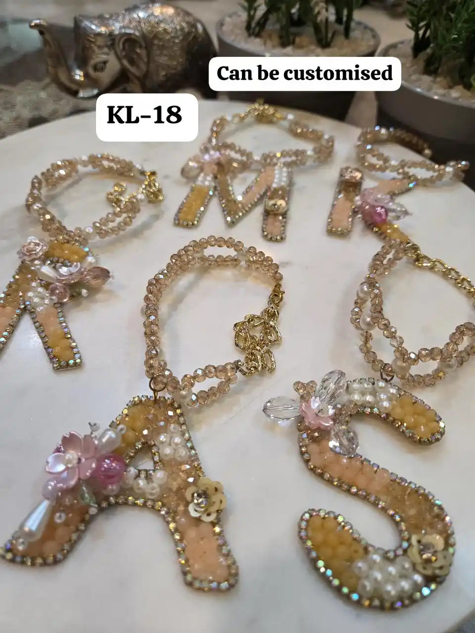 Designer Customised Initial Bracelet