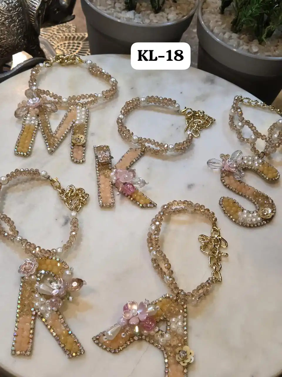 Designer Customised Initial Bracelet