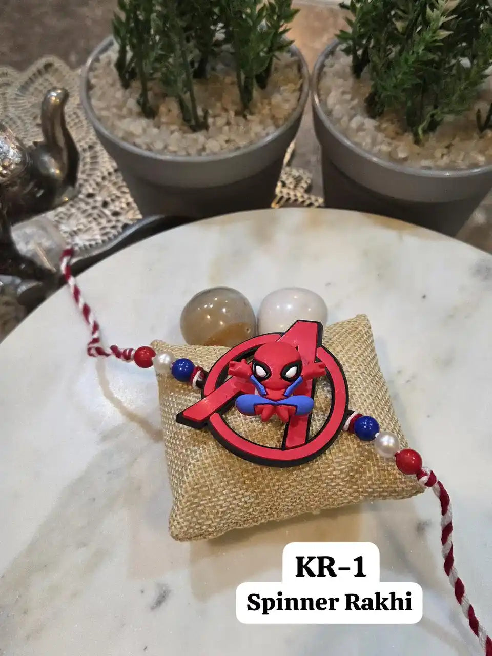 Fun-loaded Spider Man Spinner Rakhi