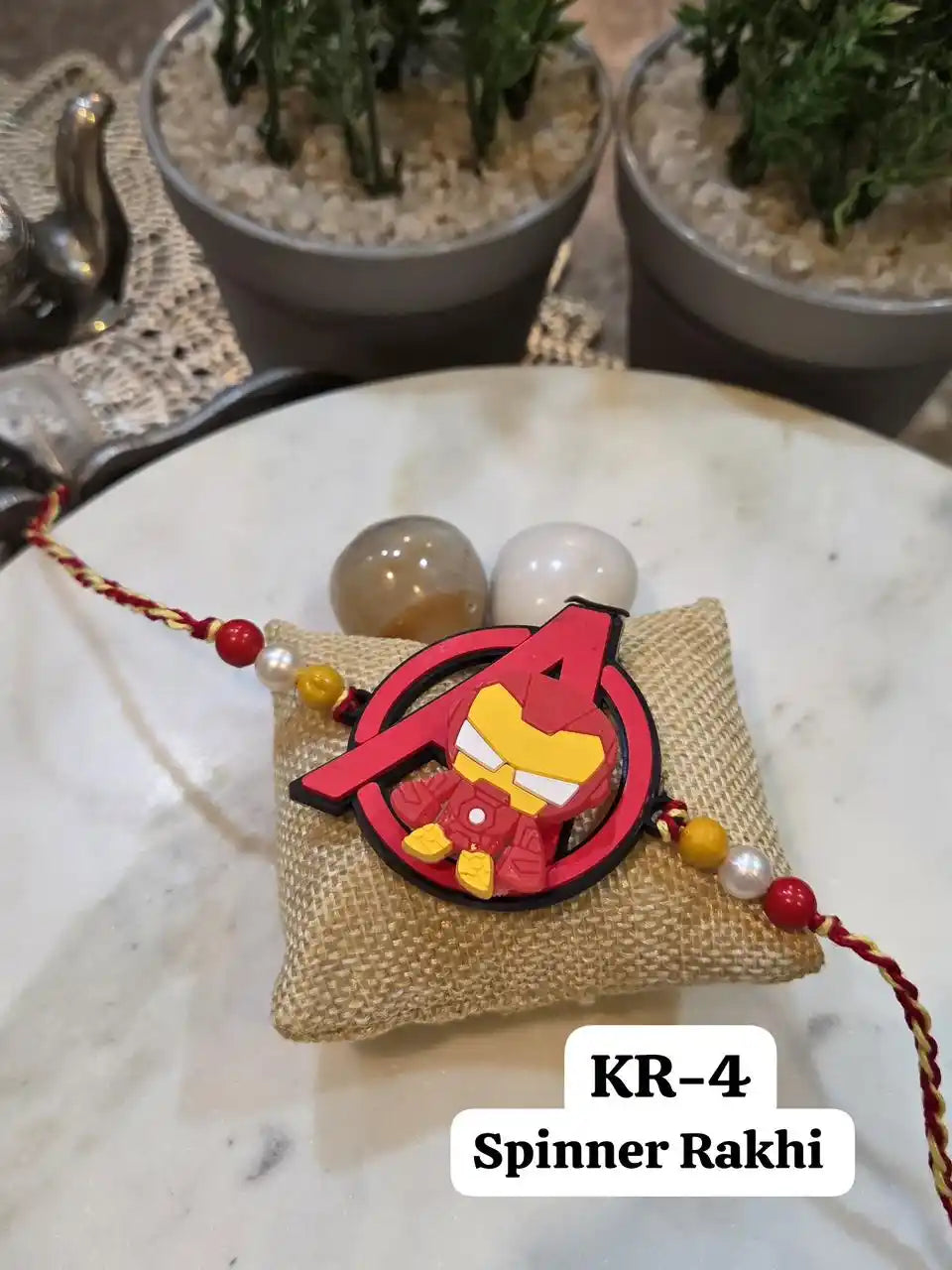 Cool Iron Man Spinner Rakhi