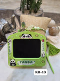 Innovative Panda Slate Rakhi with Pen