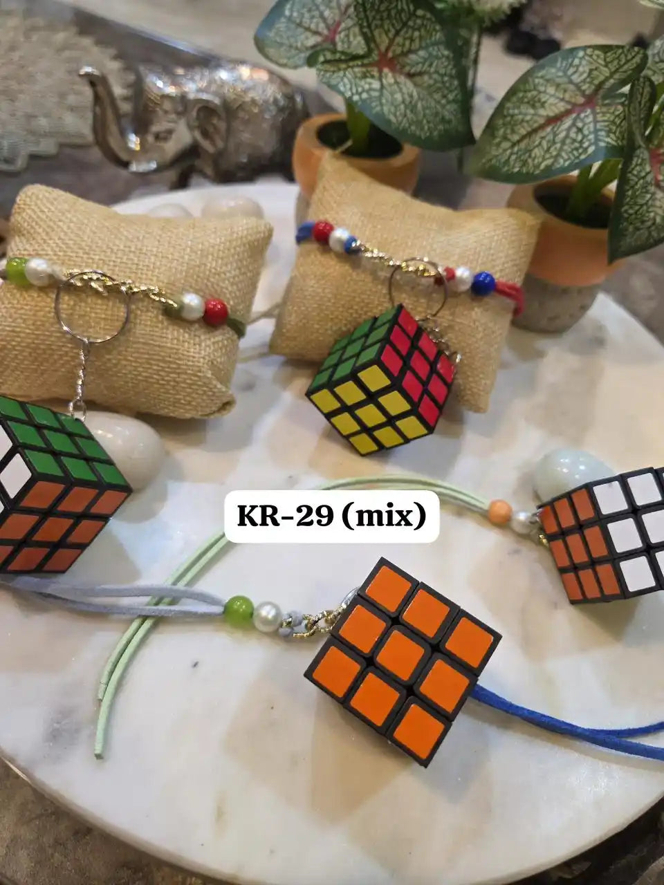 Creative Rubics Cube Rakhi
