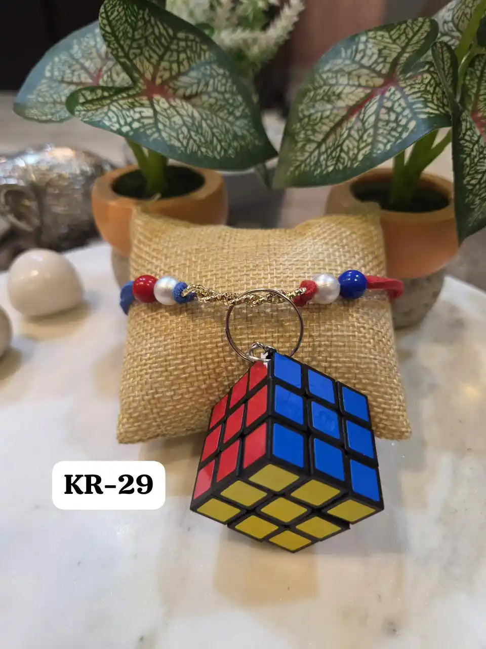 Creative Rubics Cube Rakhi