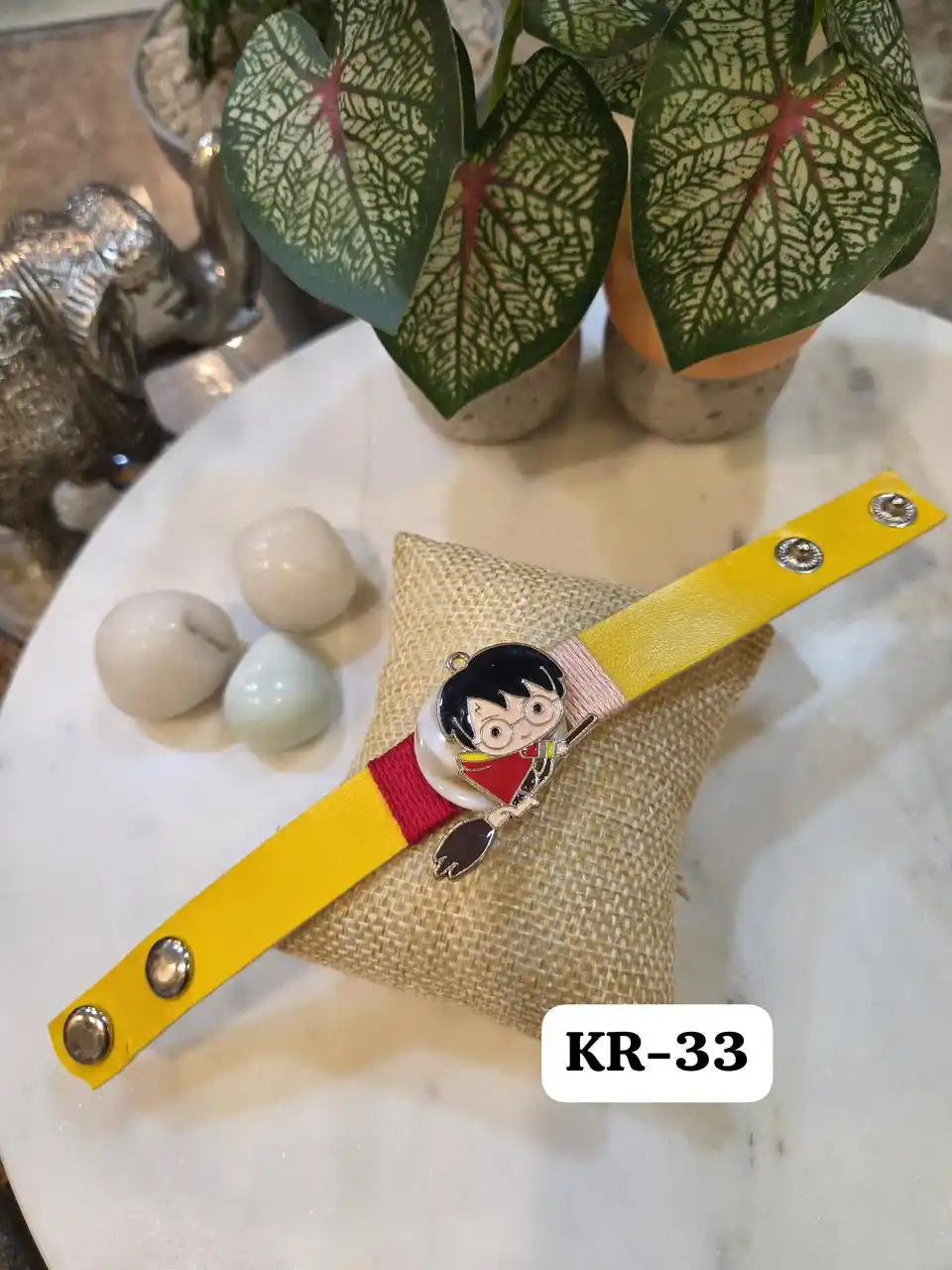 Fantasy-filled Harry Potter Leather Band Rakhi