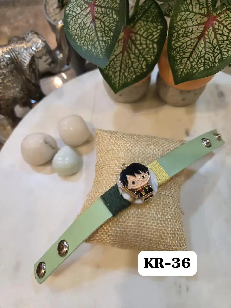 Enchanting Harry Potter Leather Band Rakhi