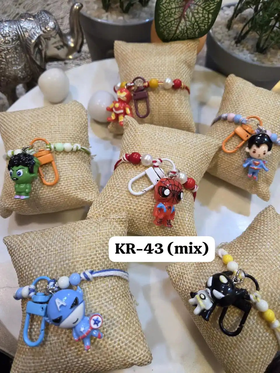 Quirky Super Hero Keychain Rakhi