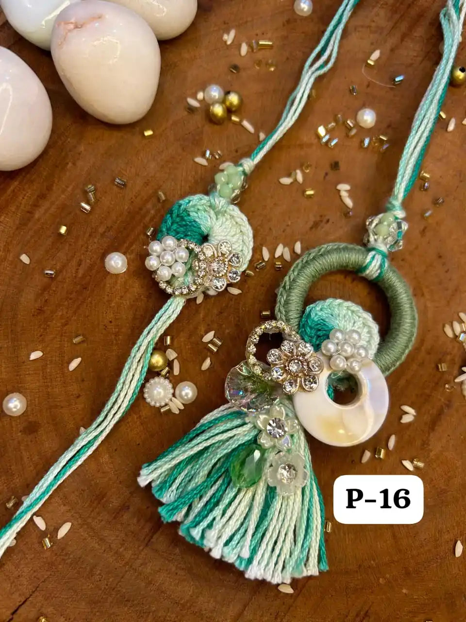 Rustic Crochet Elegance Pair