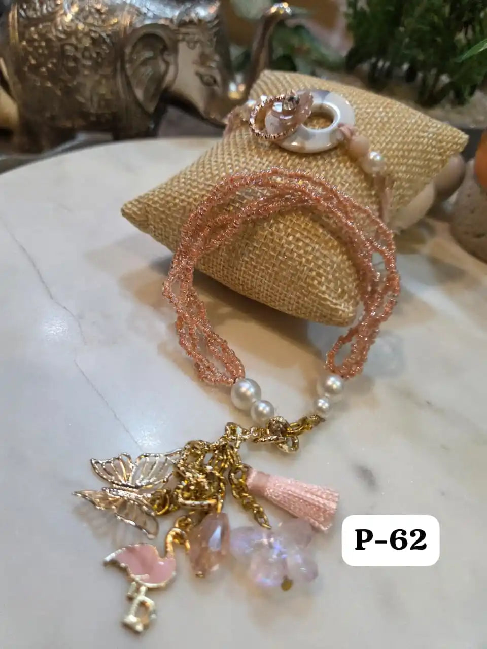 Luxe Bond Pearl Bracelet Rakhi Pair