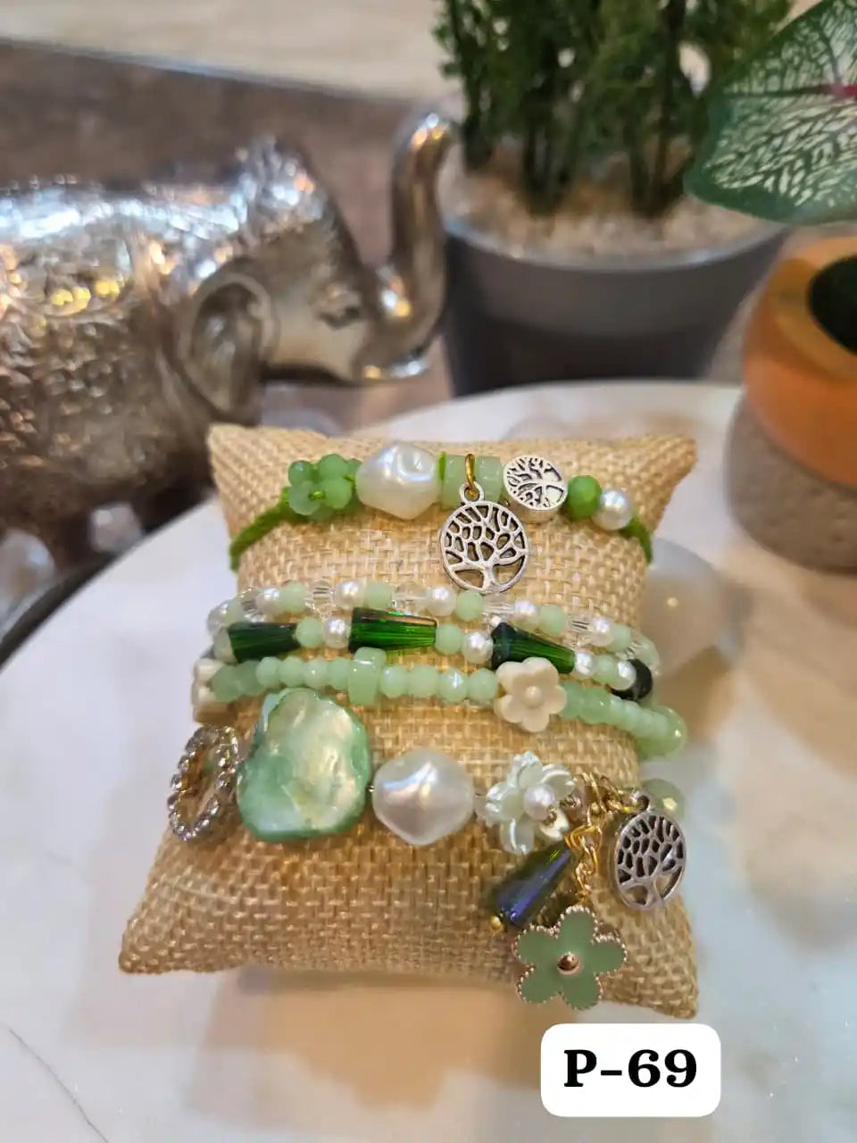 Statement & Chic Stack Bracelet Rakhi Pair