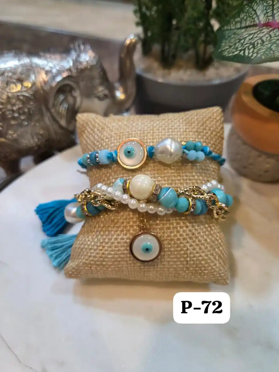 Nazar Luxe Bracelet Rakhi Pair