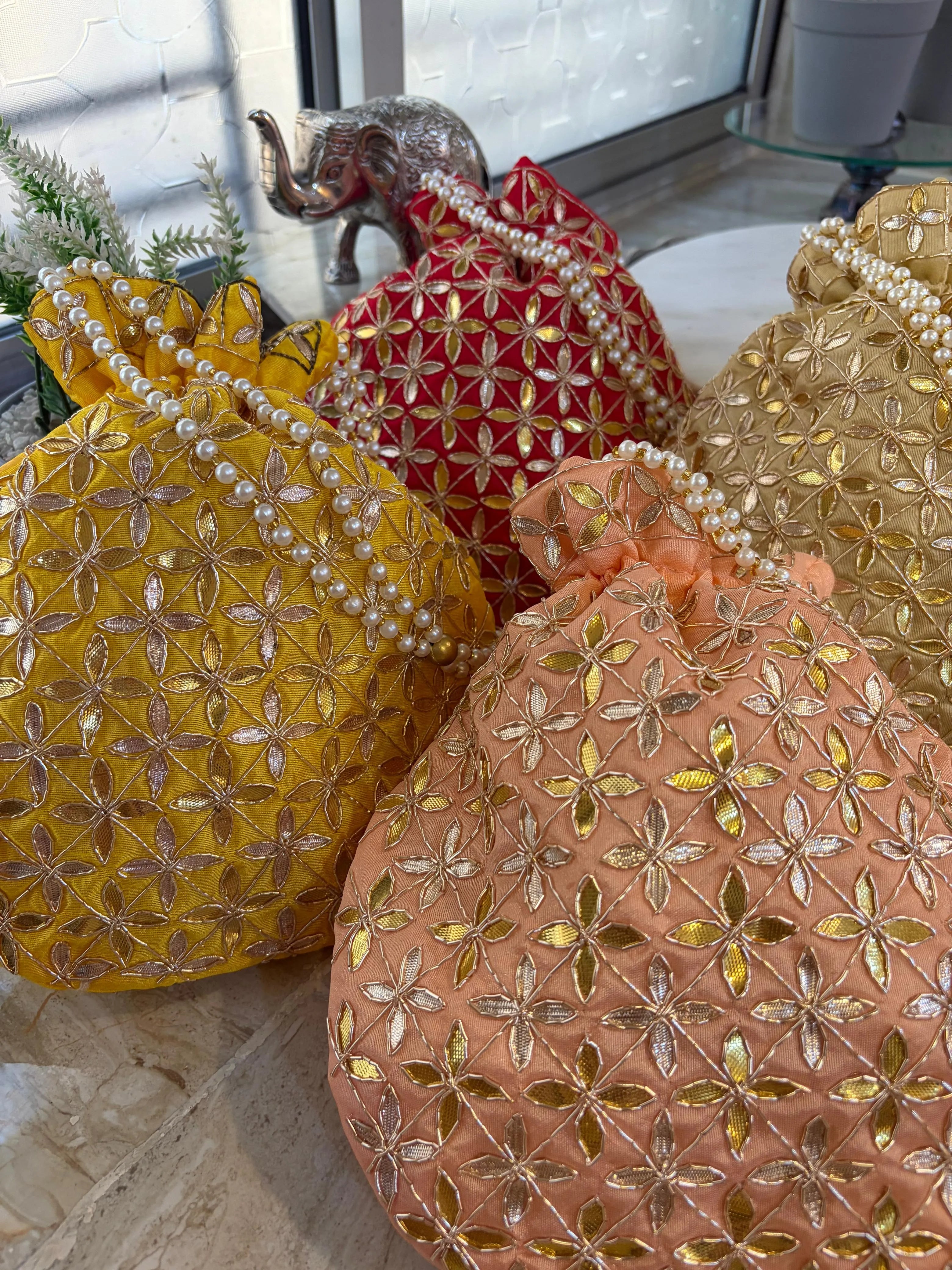 Traditional gota potli