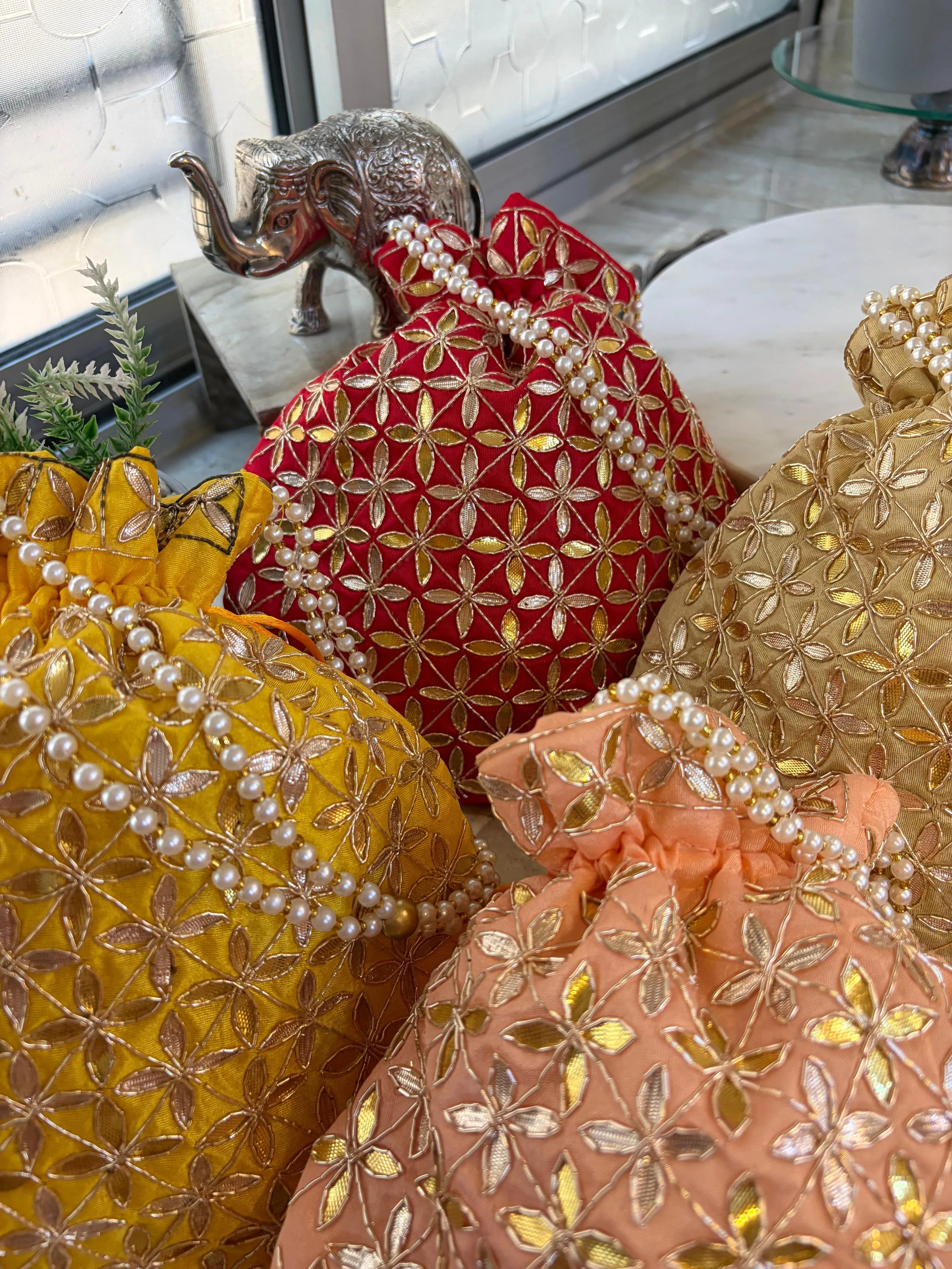 Traditional gota potli