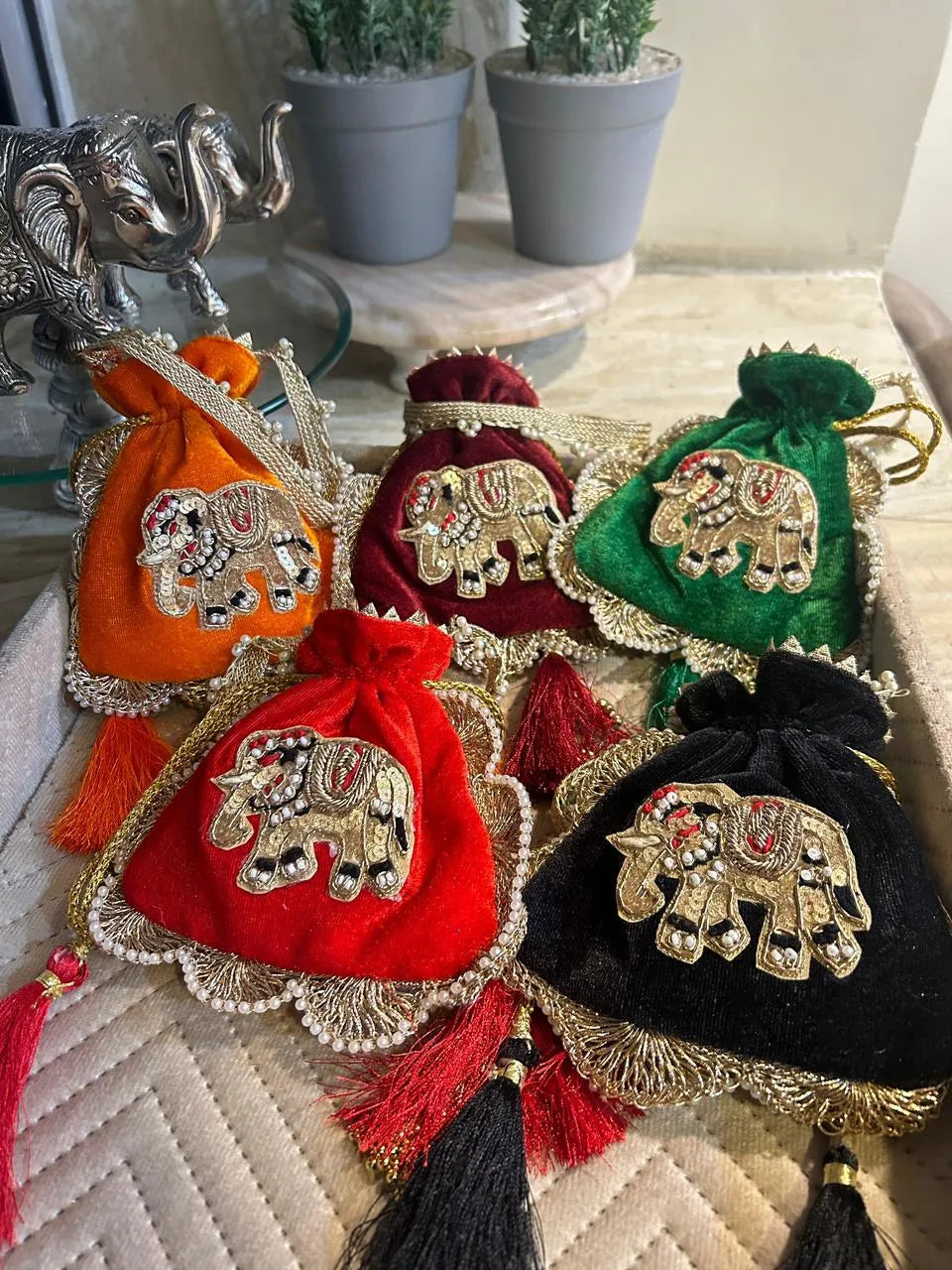 Regal elephant potli