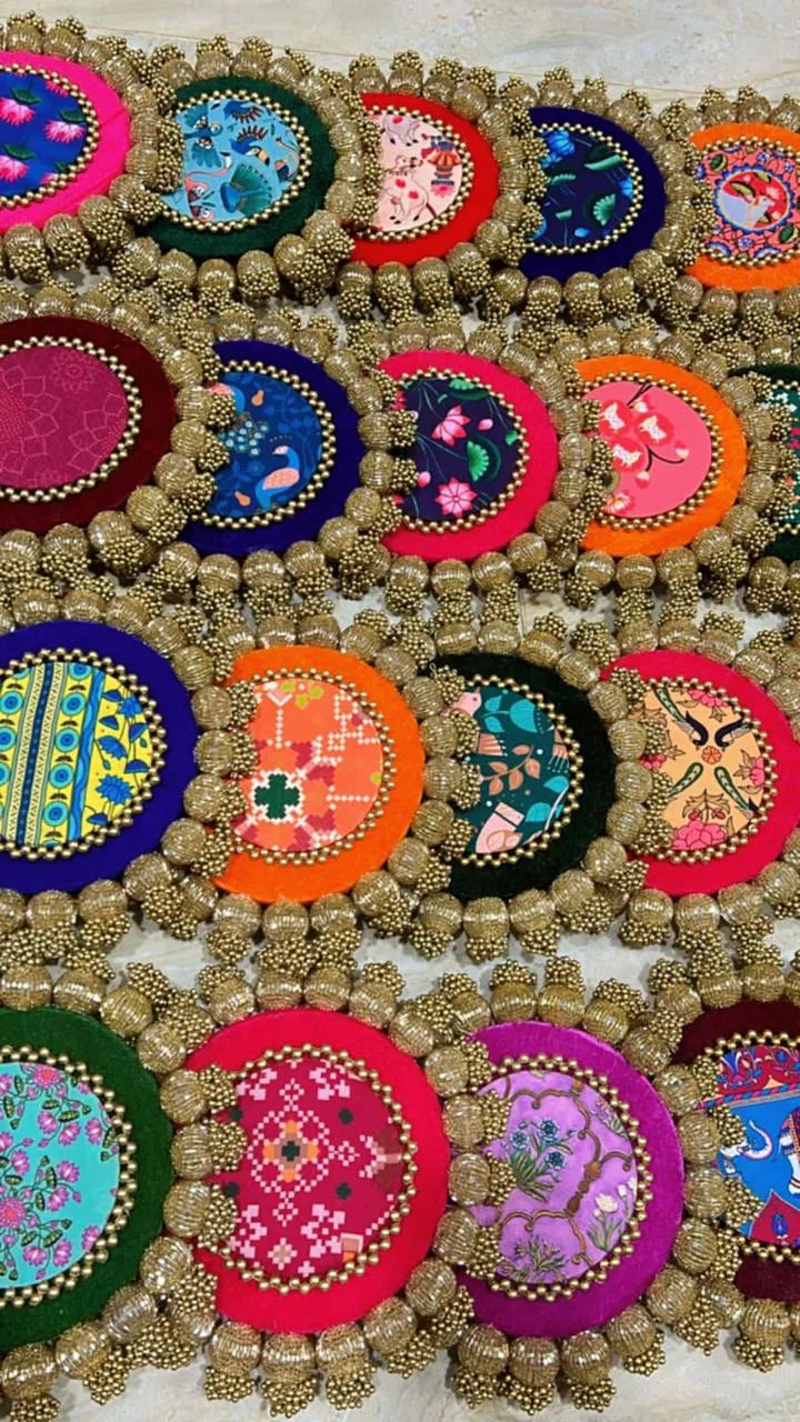 Signature patola & pichwai mats