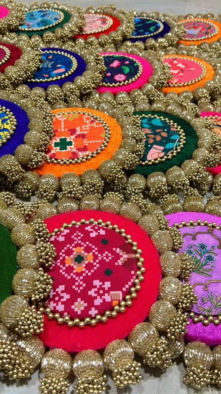 Signature patola & pichwai mats