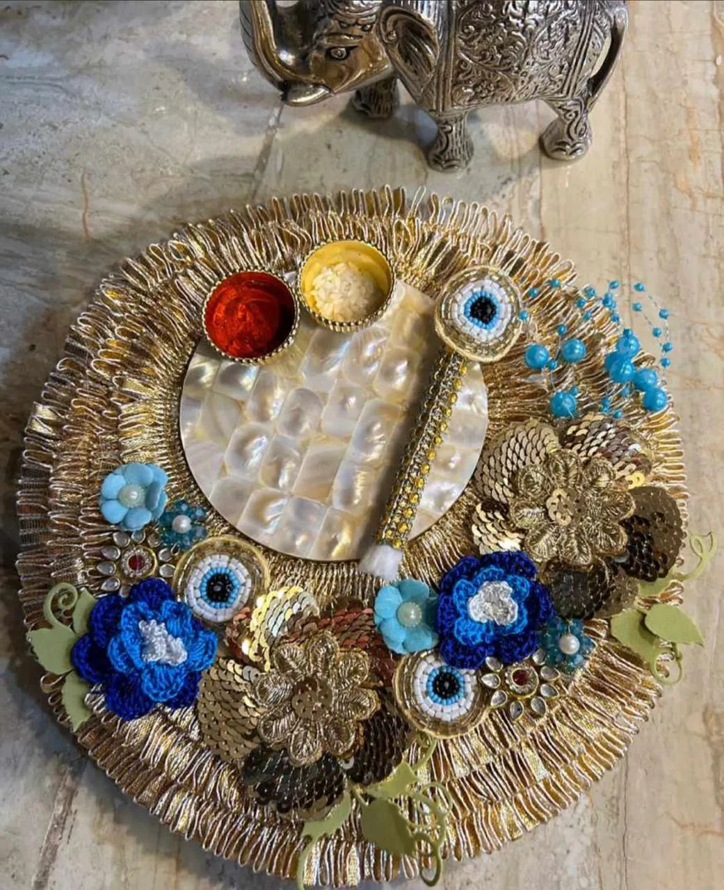 Shubh Karya Evil-Eye Tilak Platter