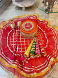 Floral Mehendi Platters