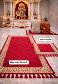 Royale Banarasi Puja Aasan (Maroon)