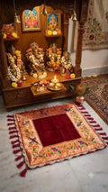 Traditional Paithni Aasan (Maroon)