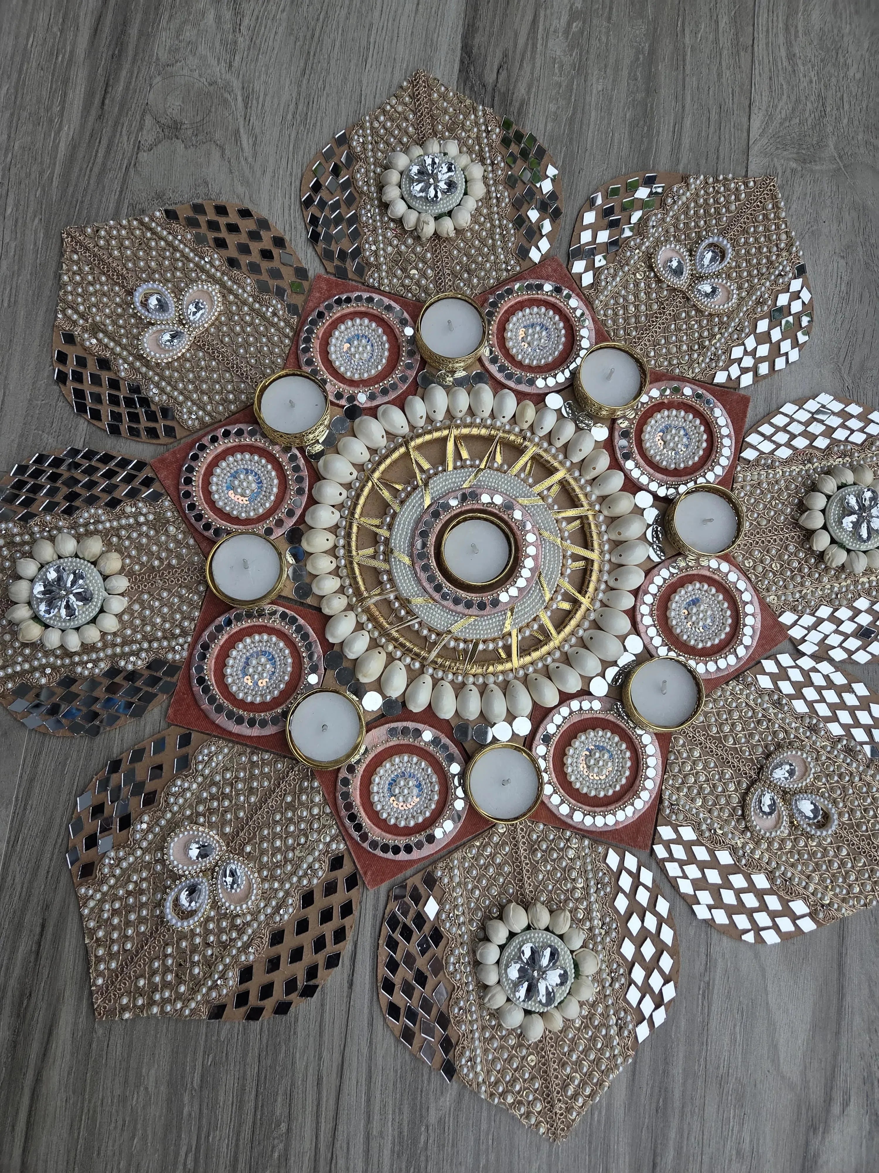 Mirror Magic Rangoli Set