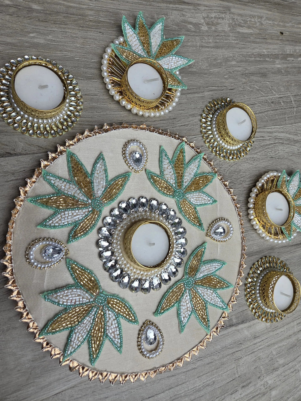 Kundan Lotus Festive ready combo