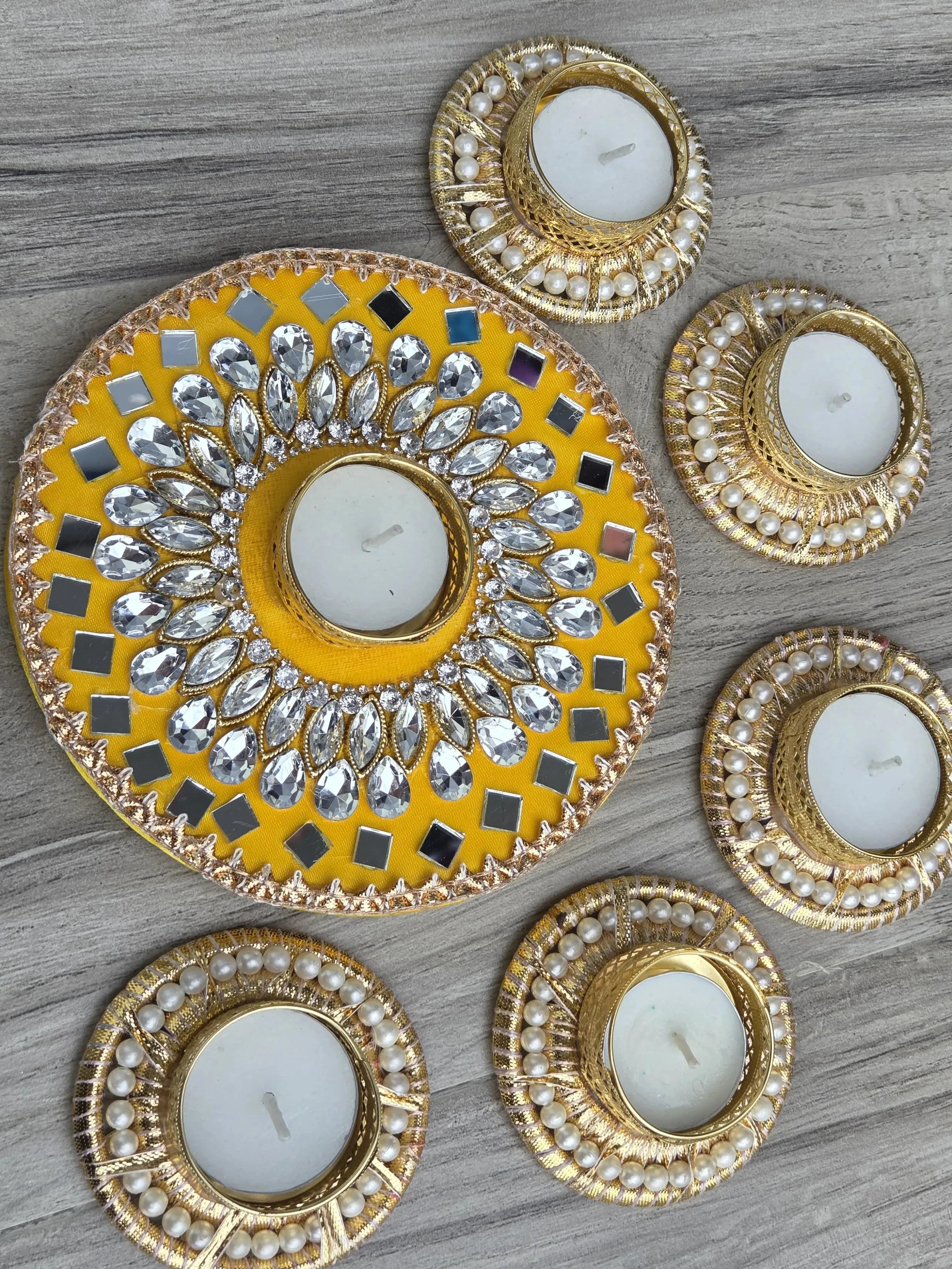 Vibrant & Budgeted Rangoli Set (Set of 6)