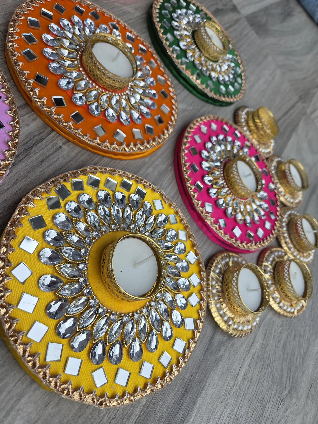 Vibrant & Budgeted Rangoli Set (Set of 6)