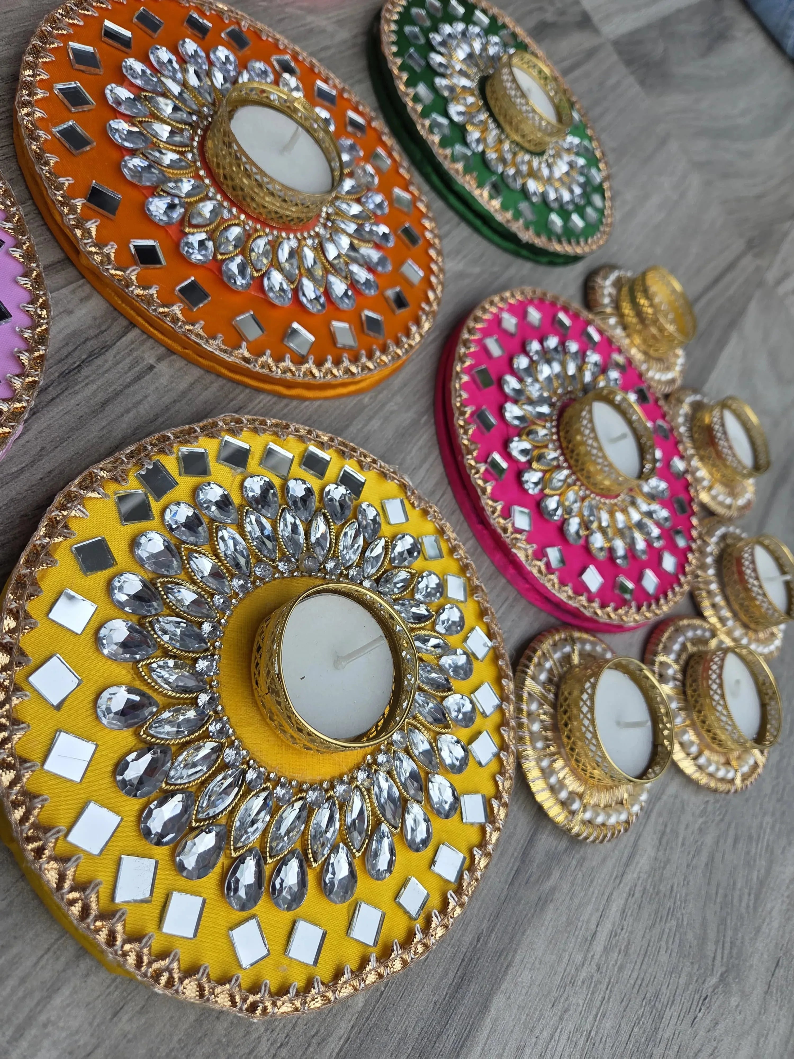 Vibrant & Budgeted Rangoli Set (Set of 6)