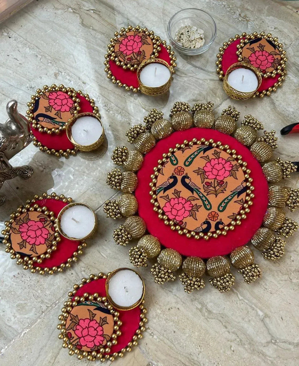 Signature & Regal Rangoli Set (Set of 6)