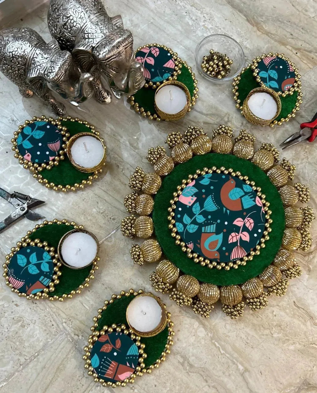 Signature & Regal Rangoli Set (Set of 6)